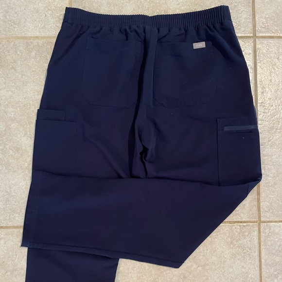 Figs Navy Yola Skinny Scrub Pants - Picture 2 of 2